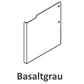 Windhager Blende Pelletsbehälter beschic htet basaltgrau RAL 7012 (bis ca. Ende 2