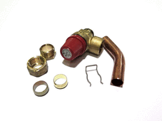 Windhager Sicherheitsventil 3bar mit Ans chlussrohr XW