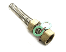 Windhager Edelstahl - Wellrohr DN16 x 14 5 mm mit zwei Uberwurfmuttern 3/4" monti