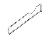 Windhager Seitenwand rechts oben PW72-10 3 beschichtet basaltgrau RAL 7012 (bis c
