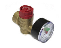 Windhager Sicherheitsventil mit Manomete r