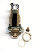 Windhager Thermometer-Kugelhahn mit Redu zierflansch