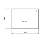 Windhager Isolierung links/rechts oben L WK Glasfaser 22kg/m³