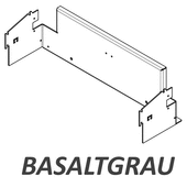 Windhager Schwelgasführung 18-30 beschic htet basaltgrau RAL 7012 (bis ca. Ende 2