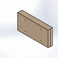 Windhager Isolierstein Aschetür PW72-103