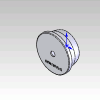 Windhager Stopfen GPN 300 F 242 gebohrt Ø5