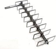 Windhager Putzleiste kpl. Fallzug hinten PMX21/26,BioWIN21/26