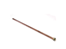 Windhager Tauchhülse G1/2"x690mm Kupfer, m.Dichtg.D30 d 21,5x3 und Rohrmutter A G