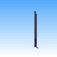 Windhager Fuß Behälter hinten BWXL35-60
