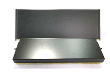Windhager Blende Mittelteil schwarz FKU, FKX