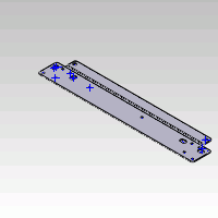 Windhager Montageschiene MWP WZS mit 4 z usätzlichen Löchern