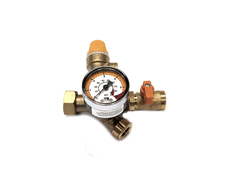 Windhager Sicherheitsgruppe DN20 inkl. S icherheitsventil, Manometer u.KFE-Hahn f