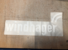 Windhager Folie AW LOGO AEK 4.5/8.6 /8.6