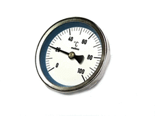 Windhager Thermometer blau Rücklauf