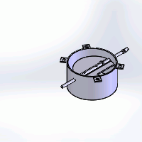 Windhager Rauchrohrstutzen m.Drosselklap pe  ZHN210/212,180/182, VEP200/202