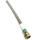 Windhager Edelstahl - Wellrohr DN16 x 40 0 mm mit zwei Uberwurfmuttern 3/4" monti
