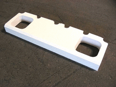 Windhager Isolierstein Brennkammer oben (540x159x50, 2xD124) HMX40