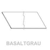 Windhager Seitenwand links Pelletsbehält er beschichtet basaltgrau RAL 7012 (bis