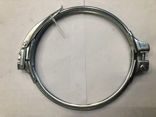 Windhager PWZ3 Stahl-Schnellverschluss-S pannring- verzinkt, mit Gummieinlage Ø20