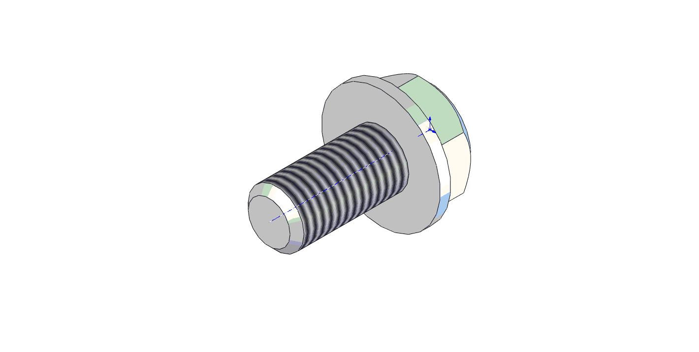 Windhager Gewindefurchende Sechskantschr aube DIN 7500, M8x16 TT, verzinkt