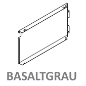 Windhager Blende Aschebox beschichtet ba saltgrau RAL 7012 (bis ca. Ende 2024)