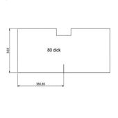 Windhager Isolierung hinten unten LWPT36 -50
