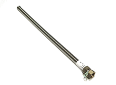 Windhager Edelstahl - Wellrohr DN16 x 60 0 mm + Uberwurfmuttern 3/4"  + Dichtunge
