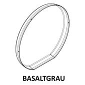 Windhager Deckel Pelletsbehälter Premium /Exclusiv beschichtet basaltgrau RAL 701